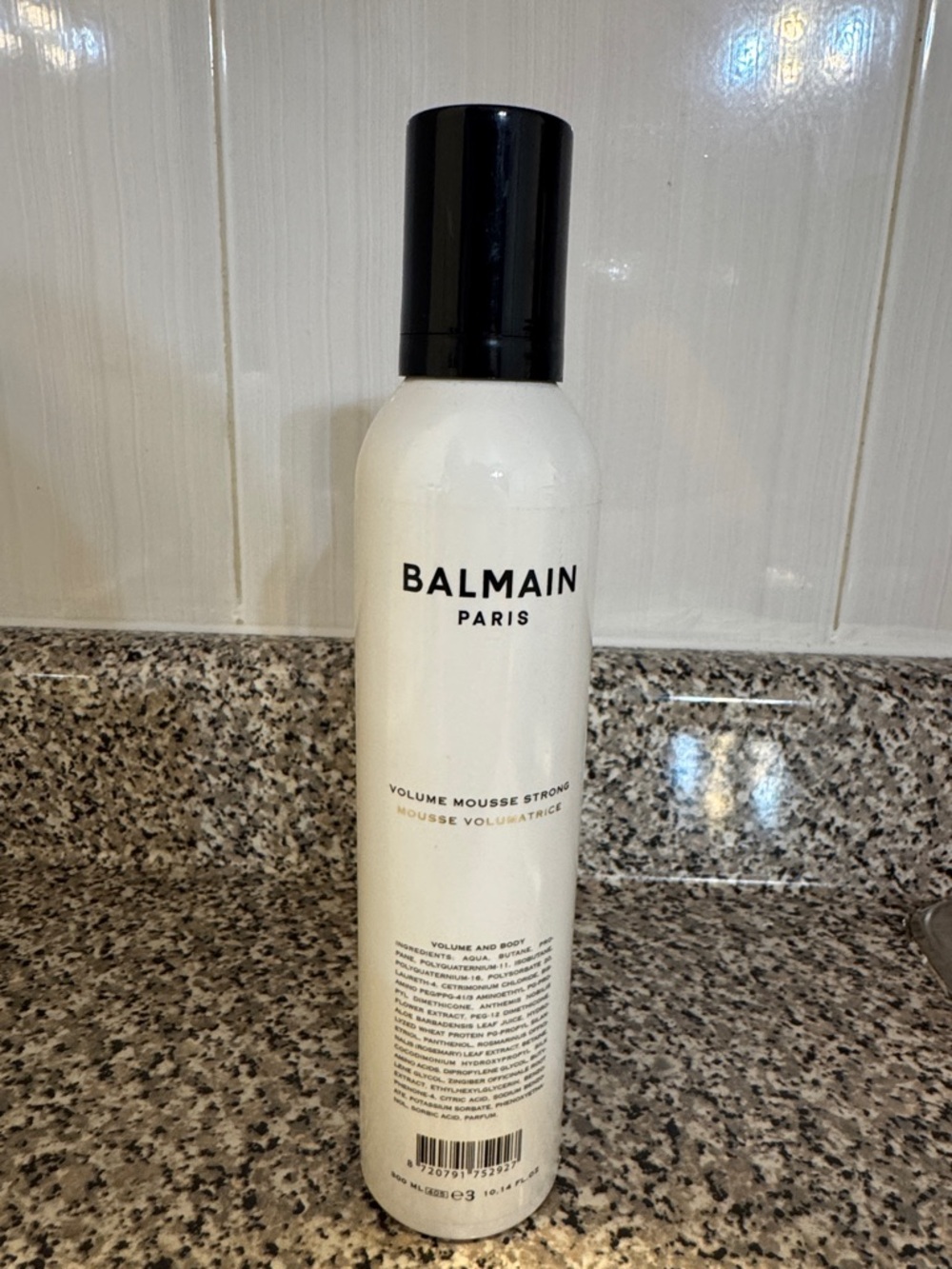 Balmain Paris Volume Mousse Strong – Black & White